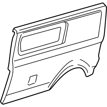 GM 15699441 PANEL, Fuel Door & Body Side