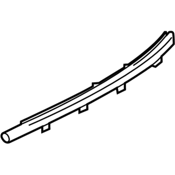 GM 23366284 Molding Assembly, Rear Side Door Window Belt Reveal