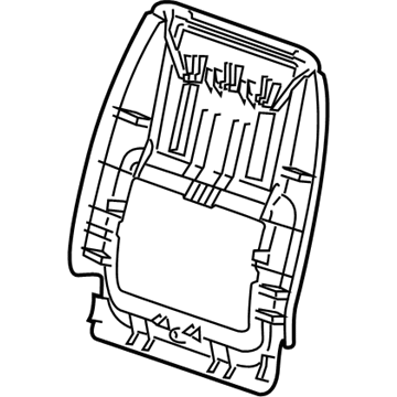 Chevy 22869343 Seat Back Panel