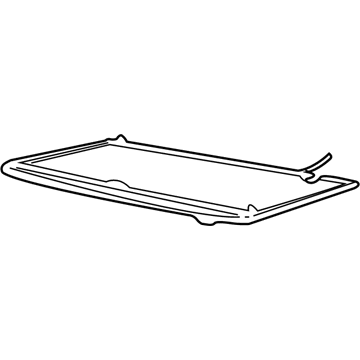 Cadillac 12481262 Sunshade