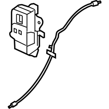 GM 20790493 Front Side Door Lock Assembly