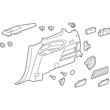 GMC 20756741 Quarter Trim Panel