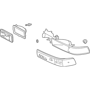 Chevy 15098272 Parking/Turn Lamp