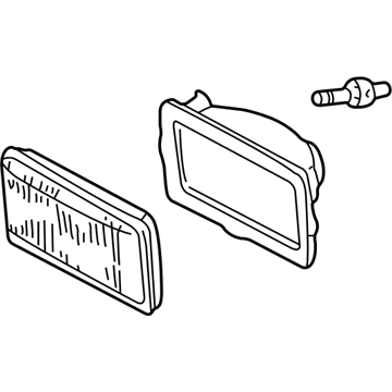 Chevy 16524709 Fog Lamp Assembly