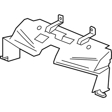 GM 42402445 Baffle, Radiator Air Upper