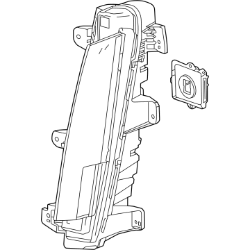 Cadillac 87869672 LAMP,DAYTIME RUNNING(INCLUDES 10,11,13)