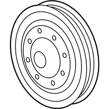 Cadillac Water Pump Pulley - 12671045