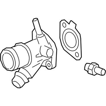 Cadillac 12688674 Water Outlet