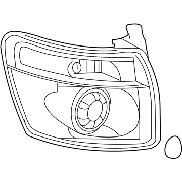 GM 19419021 LAMP ASM,TAIL<SEE GUIDE/CONTACT BFO>