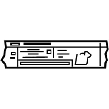 Saturn 19354745 Emission Label