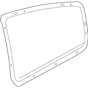 GM 22720225 Window Asm,Rear Side Door Stationary