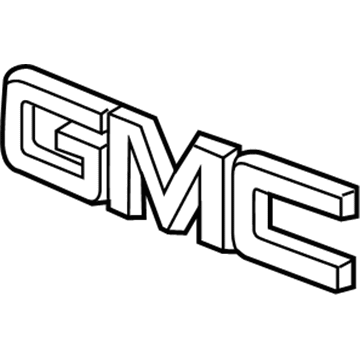 GMC 23122159 Emblem