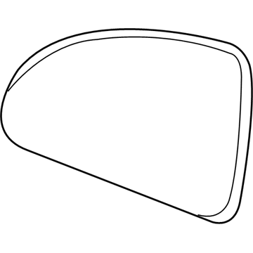 Chevy 15263098 Mirror Glass