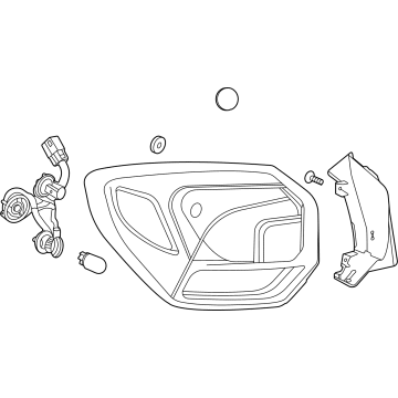 2021 Buick Encore GX Back Up Light - 42756094