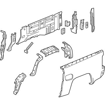 GM 23381420 Panel Assembly, Pick Up Box Outer Side