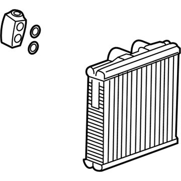 Cadillac 84751078 Evaporator Core