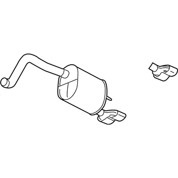 2007 Cadillac XLR Exhaust Pipe - 10343507