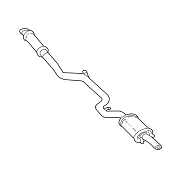 Chevy 15144838 Muffler W/Tpipe