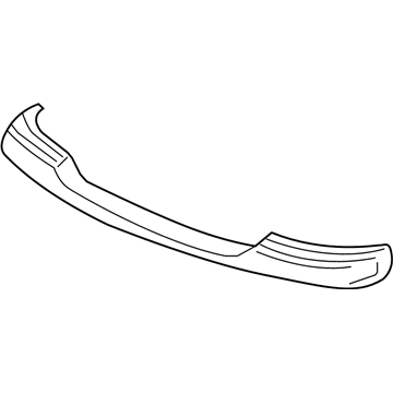 GM 89026801 Cap,Front Bumper Fascia Trim *Primed