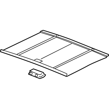 GM 89024704 Sunshade,Sun Roof *Gray