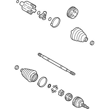 GM 26075423 Front Wheel Drive Shaft Kit