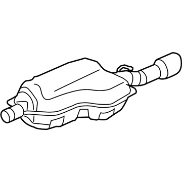 Saturn 15297091 Muffler