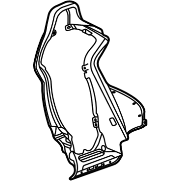 Chevy 84406197 Seat Back Frame