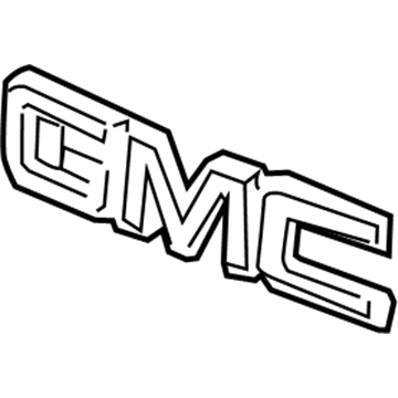 GMC 22881265 Emblem