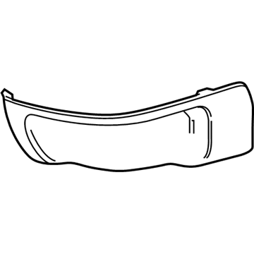 GM 84108167 Cover, Rear Bumper Fascia Rear Multifunction Carrier Opening