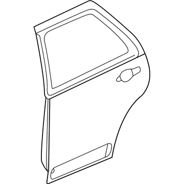 GM 89025817 Door,Rear Side