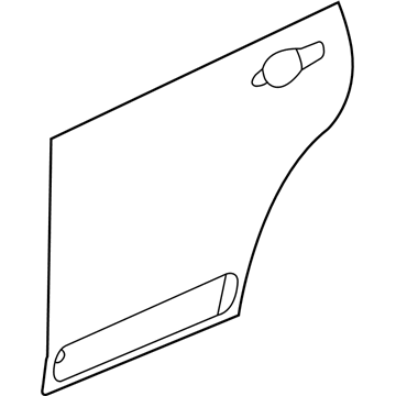 GM 89025812 Panel Asm,Rear Side Door Outer (LH)