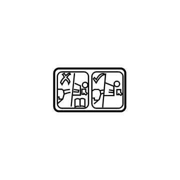 Cadillac 84089673 Fuel Label