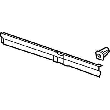 GM 15804139 Molding Assembly, Rear Window Lower Garnish *Light Ttnum