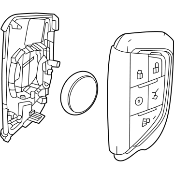 GM 13553714 TRANSMITTER ASM-R/CON DR LK & THEFT DTRNT