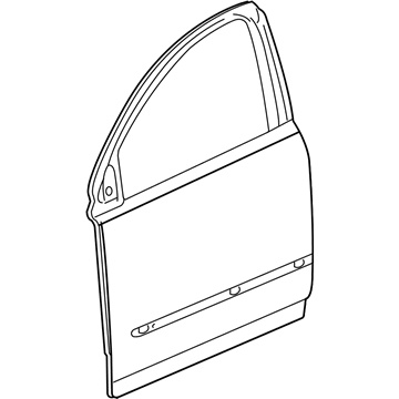 GM 22883072 Door Assembly, Front Side (Lh)