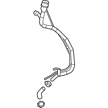 Chevy Cruze Fuel Filler Hose - 42679638