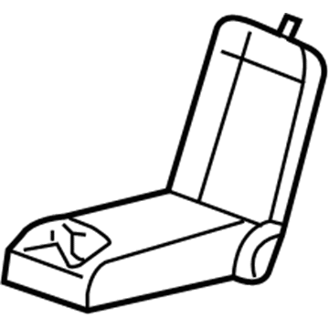 GM 88996233 ARMREST, Rear Seat Center Armrest