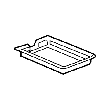 GM 84543250 Tray Assembly, F/Flr Cnsl Stow *Black