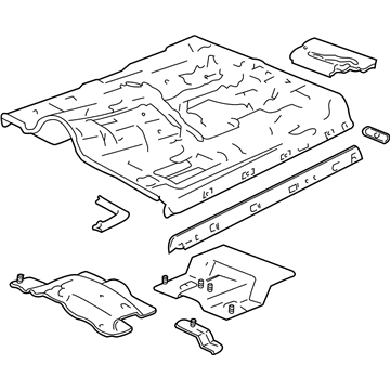 GMC 12548361 Floor Pan Assembly