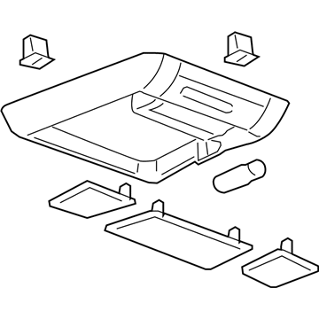 GMC 25853058 Roof Console