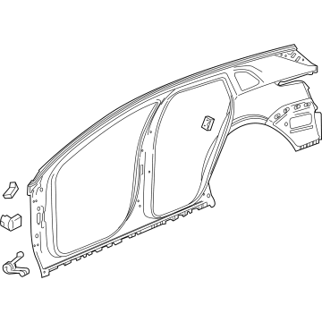 Cadillac 84607877 Uniside Panel