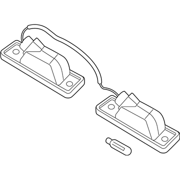 Chevy 95387158 License Lamp