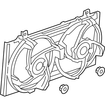 GM 92218321 Shroud, Engine Coolant Fan