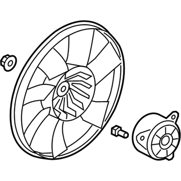 Chevy 92218319 Fan & Motor