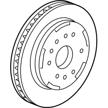 2023 Chevy Colorado Brake Disc - 13539733