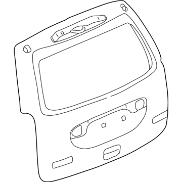 GM 10374333 Panel Asm,Lift Gate