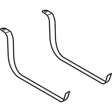 Cadillac CTS Fuel Tank Strap - 25679207