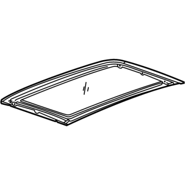 GM 42673422 Window Assembly, Sun Rf