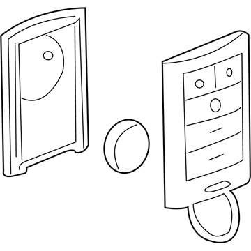 GM 22889451 Transmitter Assembly, Remote Control Door Lock