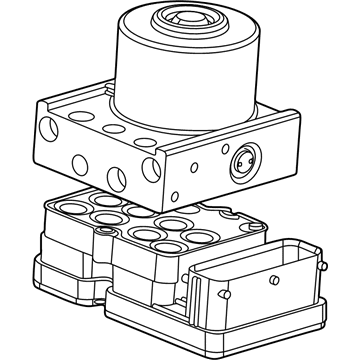 Chevy Cruze Limited ABS Control Module - 13384013